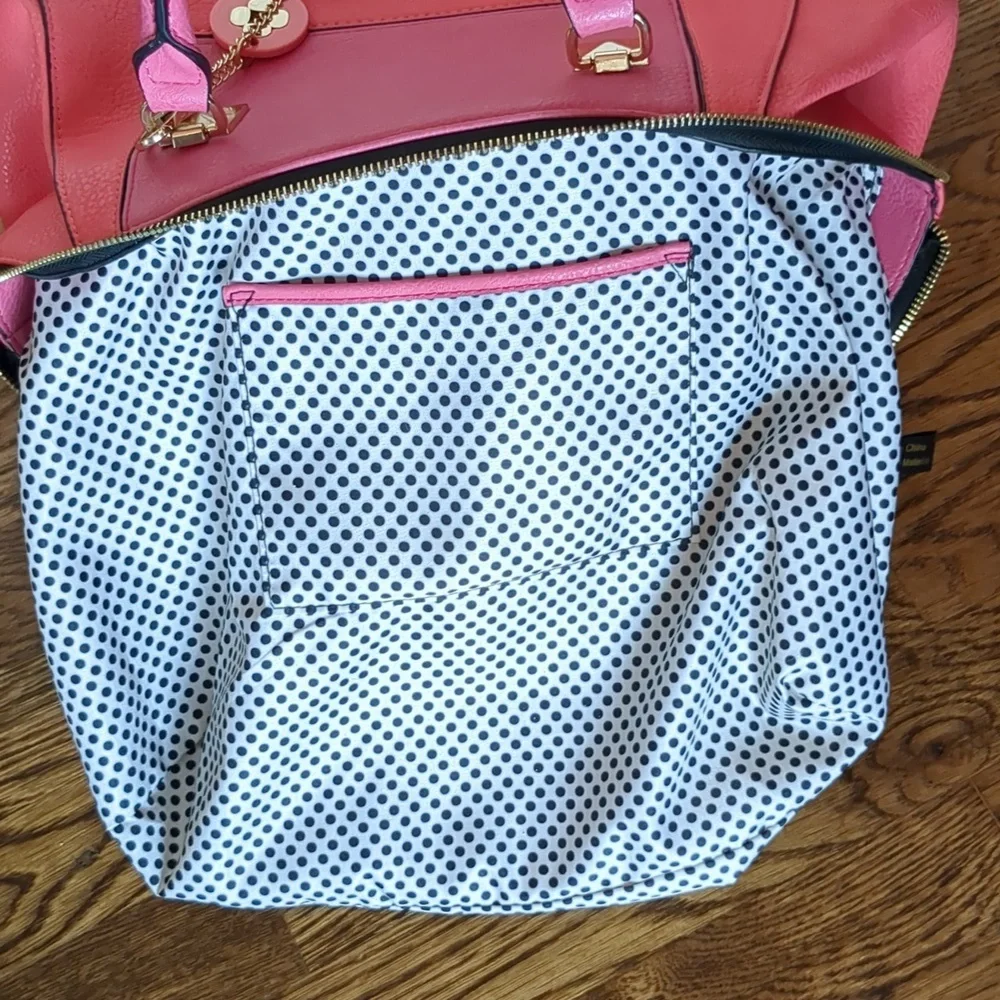 Gianni Bini Two-Tone vinyl bag